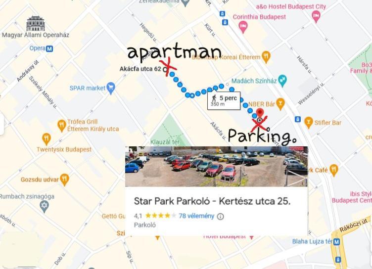 Downtown Acacia Str Apartment Budapeşte Dış mekan fotoğraf
